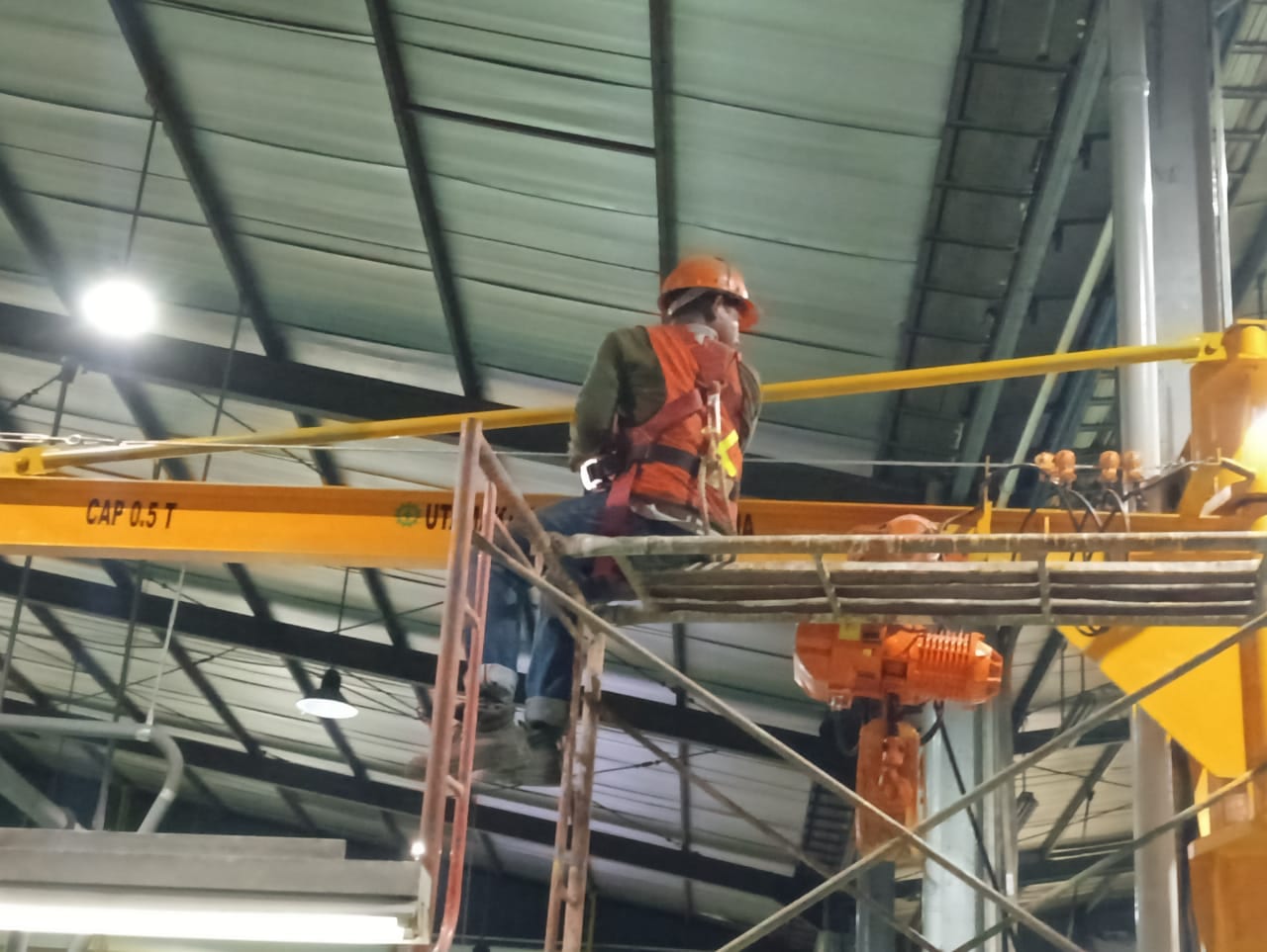 Sistem hoist crane kapasitas tinggi untuk industri otomotif Cikarang